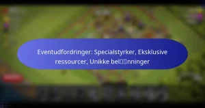 Read more about the article Eventudfordringer: Specialstyrker, Eksklusive ressourcer, Unikke belønninger