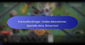 Read more about the article Eventudfordringer: Unikke dekorationer, Specielle skins, Bonus loot