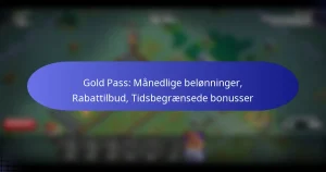 Read more about the article Gold Pass: Månedlige belønninger, Rabattilbud, Tidsbegrænsede bonusser